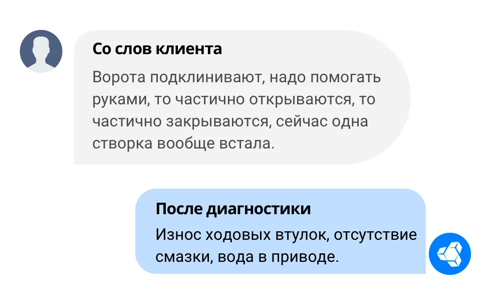 Ремонт распашных ворот в течение 3 часов